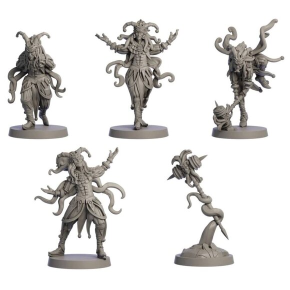 Heckna Himself | Miniatures Set |Hitpoint Press | Tabletop Game w 5 Pieces - Picture 6 of 6